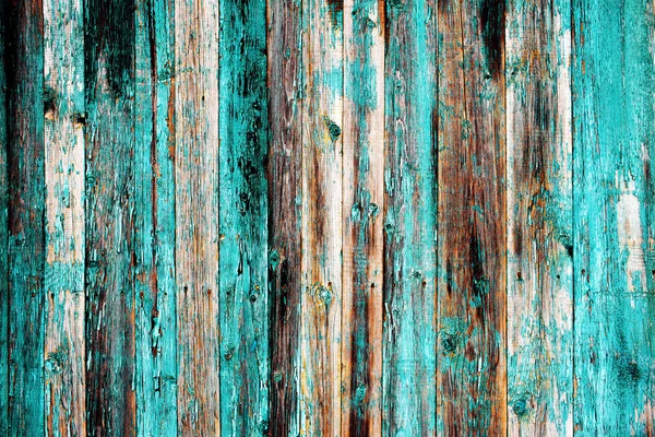 Old fence with old paint — Stock Photo, Image