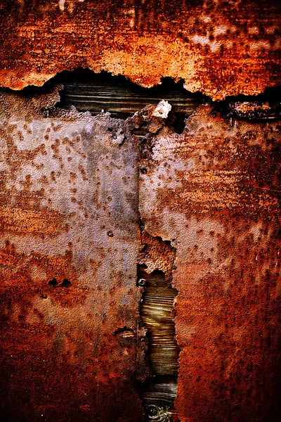 Ржавый старый металл — стоковое фото
