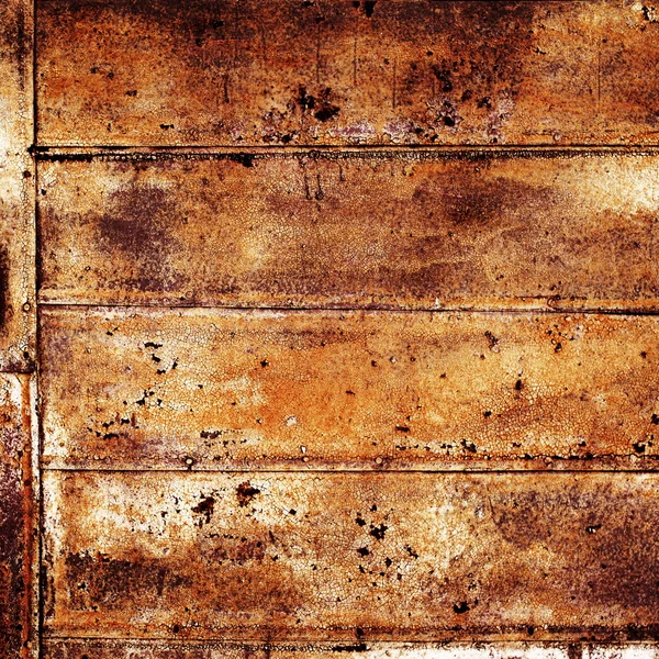 Eski boya ile çok eski püskü metal arka plan — Stok fotoğraf