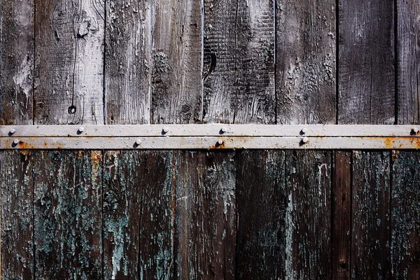 Natural wood background with old cracked paint from a long time — Stock Photo, Image