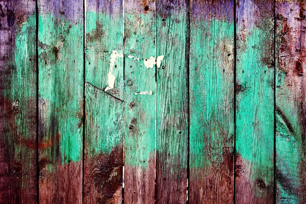 Natural wood background with old cracked paint from a long time — Stock Photo, Image