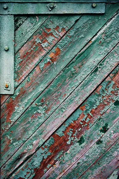 Старий дерев'яний фон з зношеною і потрісканою фарбою — стокове фото