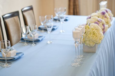 Düğün masa dekorasyonu