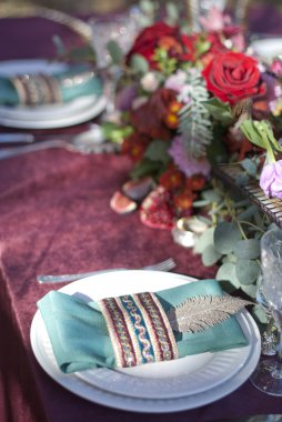 düğün masa kurulum