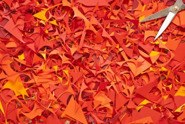 Kağıt kesimler arka plan