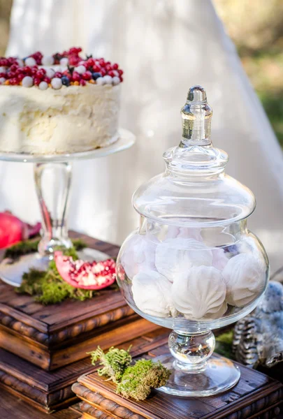 White candy for a wedding — Stock Photo, Image