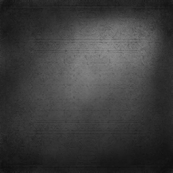 Abstrait fond noir, vieux cadre de vignette noir bordure fond gris blanc, vintage grunge fond texture design, fond monochrome noir et blanc pour l'impression de brochures ou de papiers — Photo