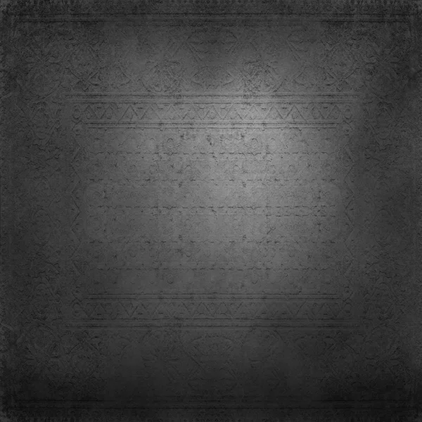 Abstract black background, old black vignette border frame white gray background, vintage grunge background texture design, black and white monochrome background for printing brochures or papers — Stock Photo, Image