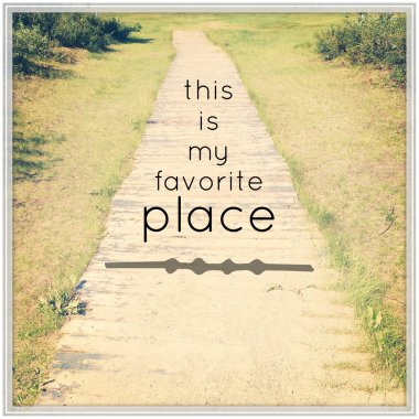 Bu benim en sevdiğim yerdir