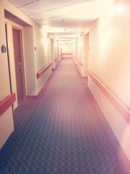 空港ホテルの廊下 — ストック写真