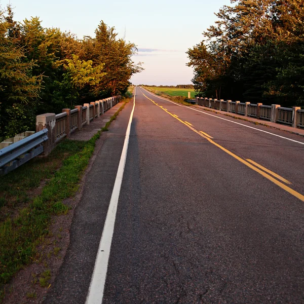 Verharde weg — Stockfoto