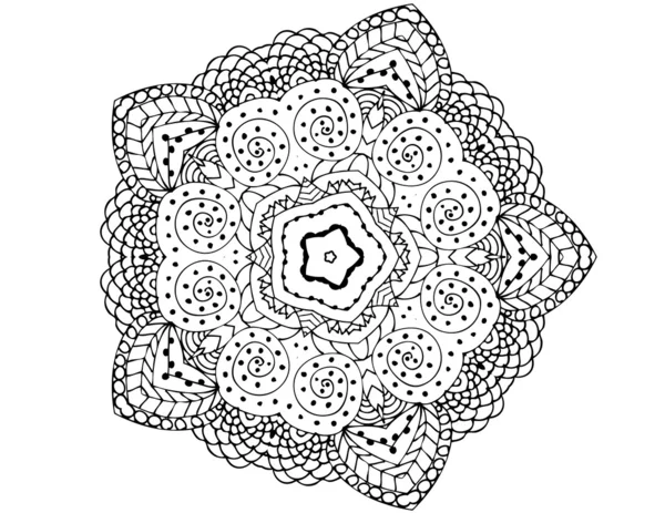 Modello Zentangle — Foto Stock