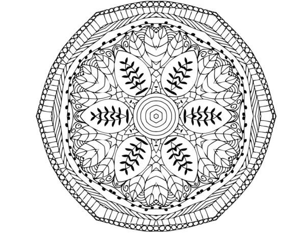 Modello Zentangle — Foto Stock