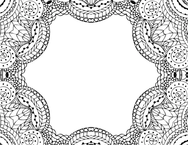 Wzór zentangle — Zdjęcie stockowe