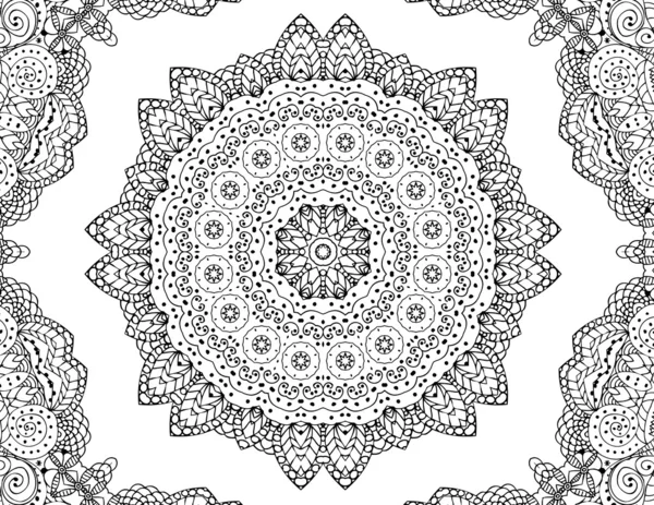 Zentangle 模式 — 图库照片