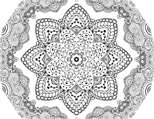 Modello Zentangle — Foto Stock