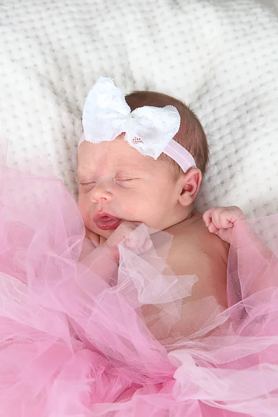 Adorable little newborn baby — Stock Photo, Image