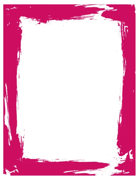 Рожева рамка на білому тлі — стоковий вектор