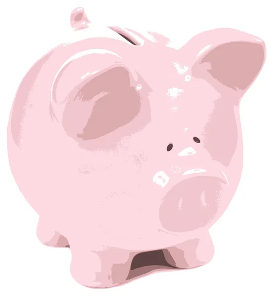 Vector Piggy bank — Stock Vector