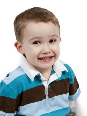 Şirin küçük çocuk.