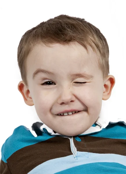 Pequeno menino bonito — Fotografia de Stock