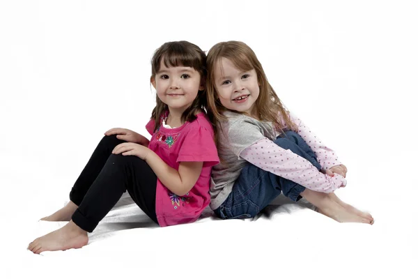 Two Adorable little girls — Stock Photo, Image