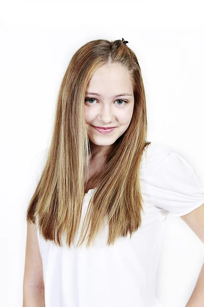 Young Girl in studio posing — Stock Photo, Image