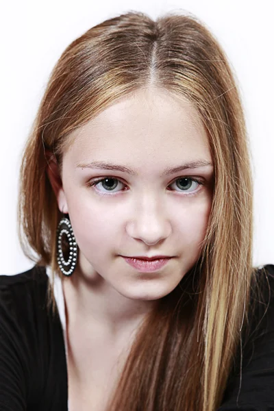 Young Girl in studio posing — Stock Photo, Image