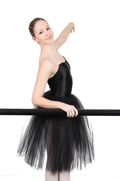 Ballerina dancing in studio — Stock Photo, Image