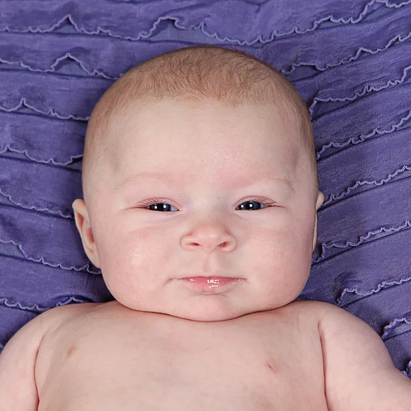 Adorable little newborn baby girl — Stock Photo, Image