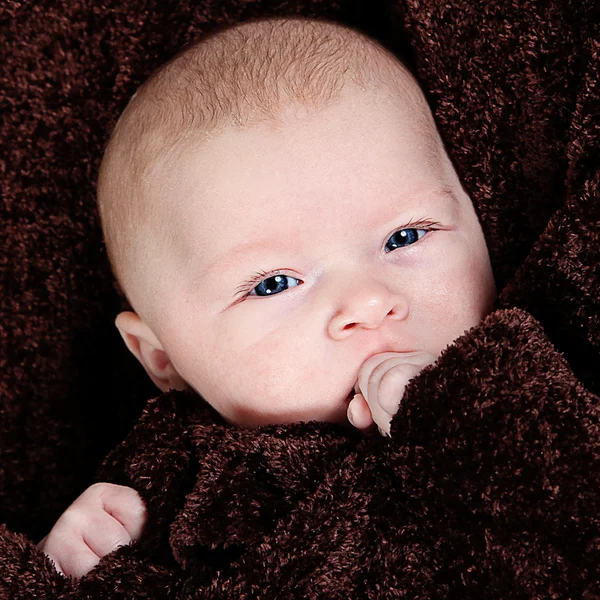 Little newborn baby girl — Stock Photo, Image