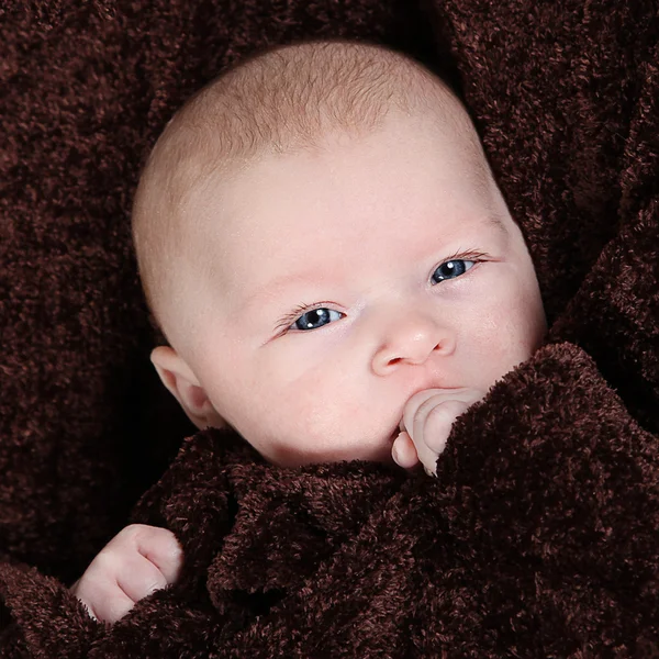 Little newborn baby girl — Stock Photo, Image