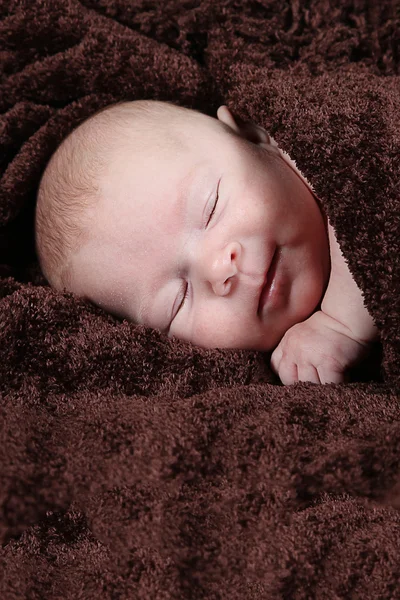 Little newborn baby girl — Stock Photo, Image