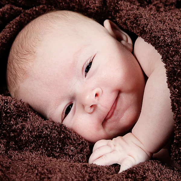 Little newborn baby girl — Stock Photo, Image