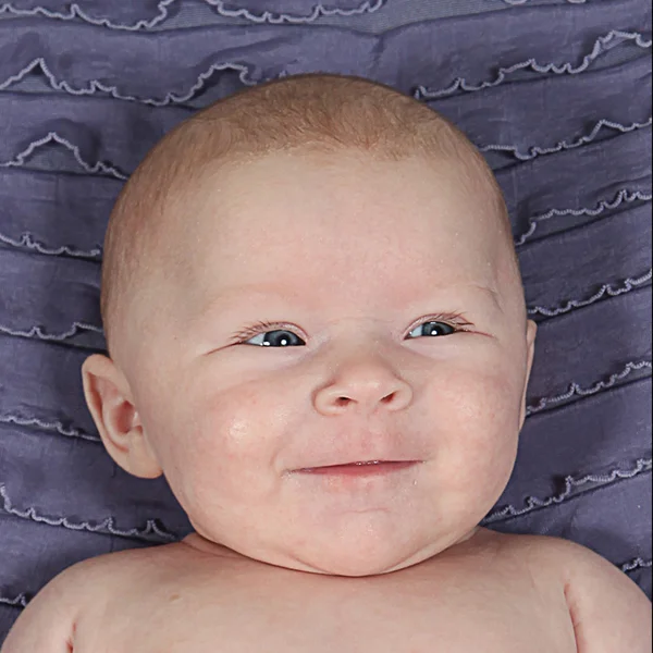 Adorable little newborn baby girl — Stock Photo, Image