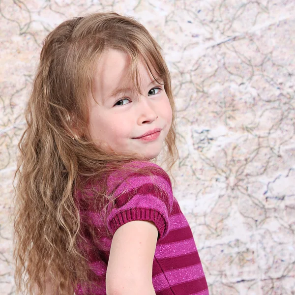 Little girl smiling — Stock Photo, Image