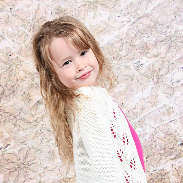 Little girl smiling — Stock Photo, Image