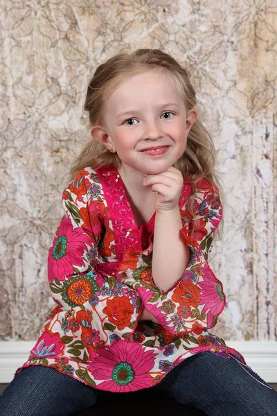 Portrait of  Little Girl — Stock Photo, Image
