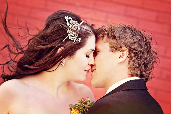 Wedding Couple on there wedding day — Stock Photo, Image