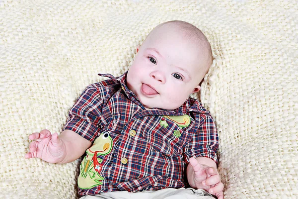 Cute little boy posing — Stock Photo, Image