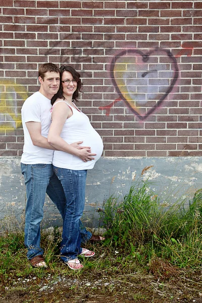 Gravid Par - Stock-foto