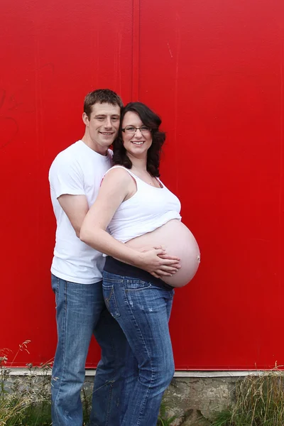 Casal grávida — Fotografia de Stock