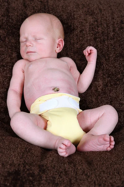 Newborn baby boy posing — Stock Photo, Image