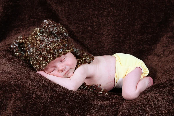 Newborn baby boy posing — Stock Photo, Image