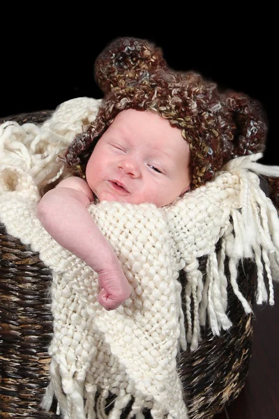 Newborn baby boy posing — Stock Photo, Image