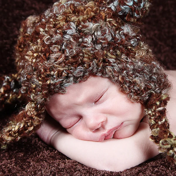 Newborn baby boy posing — Stock Photo, Image