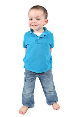 kamera için poz erkek bebek