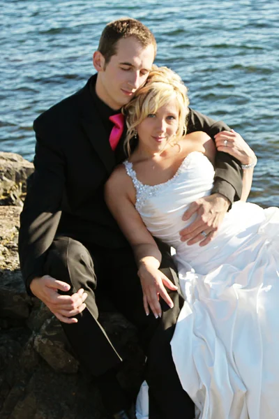 Wedding - Bride and Groom — Stock Photo, Image