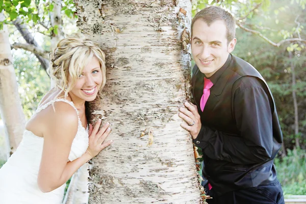 Wedding Couple on there wedding day — Stock Photo, Image