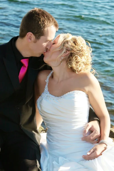 Wedding - Bride and Groom — Stock Photo, Image